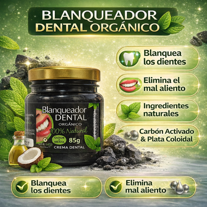 BLANQUEADOR DENTAL ORGANICO + ENVIO GRATIS